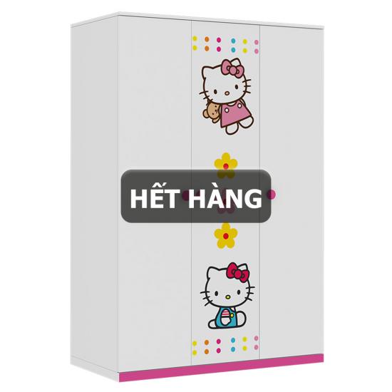 Tủ Quần Áo Trẻ Em Hello Kitty (1m2)